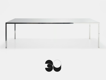 TENSE - Rectangular aluminium table by MDF Italia - view 2